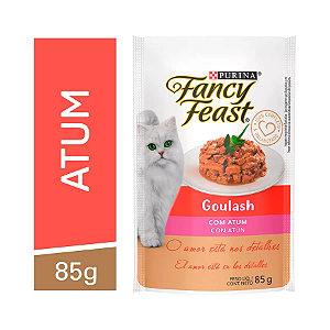 Alimento Úmido Sachê Fancy Feast Adulto sabor Goulash com Atum