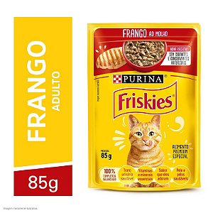 Alimento Úmido Sachê Friskies Gatos Adultos sabor Frango ao Molho