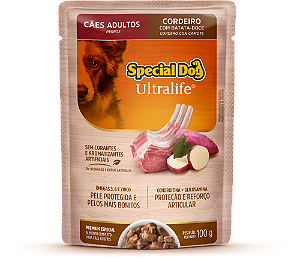 Alimento Úmido Sachê Special Dog Ultralife Adulto sabor Cordeiro