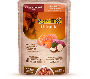 Alimento Úmido Sachê Special Dog Ultralife Adulto sabor Salmão