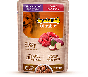 Alimento Úmido Sachê Special Dog Ultralife Adulto Raças Pequenas sabor Carne