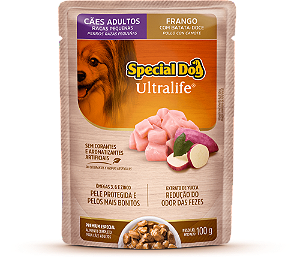 Alimento Úmido Sachê Special Dog Ultralife Adulto Raças Pequenas sabor Frango