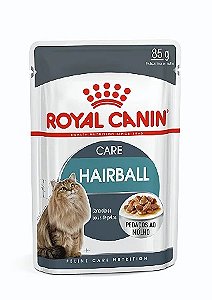 Alimento Úmido Sachê Royal Canin Feline Hairball Care Bolas de Pelo Jelly