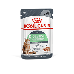 Alimento Úmido Sachê Royal Canin Feline Digestive Care Cuidado Digestivo Patê