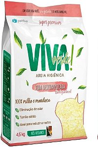 Areia Higiênica Viva Verde Super Premium Grãos Mistos