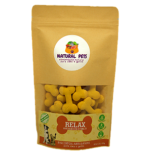 Biscoito Artesanal Natural Pets Relax Maracujá com Camomila 60g