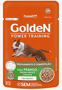 Sachê Golden Gourmet Adulto Power Training Frango, Batata Doce e Cenoura 85g