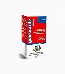 Giacoccide Mon Ami 1000mg 2 Blisters com 10 Comprimidos