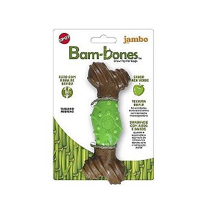 JB25626N Mordedor Jambo Bambone Osso Pequeno Maca Verde