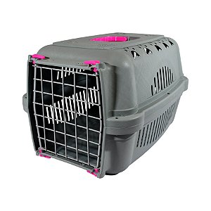 Caixa De Transporte Cães e Gatos Durafalcon Porta De Aço