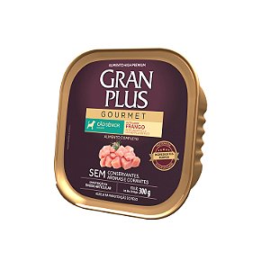 Patê Gran Plus Gourmet Cães Sênior Frango 300g