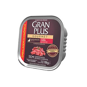 Patê Gran Plus Gourmet Gato sabor Carne 150g