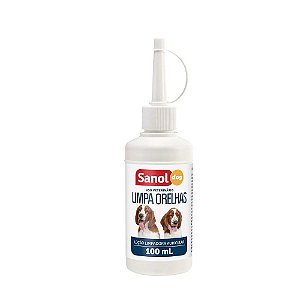 Loção Sanol Dog Limpa Orelhas 100 ml