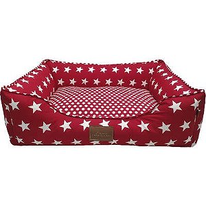 Cama Fabrica Pet Star Vermelha