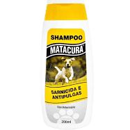 Shampoo Matacura Sarnicida e Antipulgas 200ml