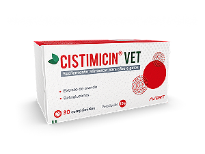 Prebiótico Avert Cistimicin Vet 30 Comprimidos