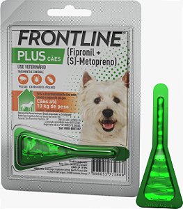 Antipulgas e Carrapatos Boehringer Ingelheim Frontline Plus 0,67ml para Cães de 1 a 10kg