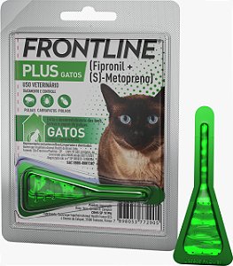 Antipulgas e Carrapatos Boehringer Ingelheim Frontline Plus 0,67ml para Gatos de 1 a 10kg