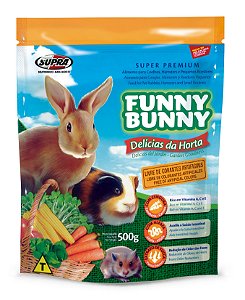 Alimento Extrusado Supra Funny Bunny Delícias da Horta