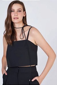 TOP CROPPED SOPHIA - PRETO | REF: I3AFTP01