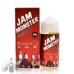 E-liquido Strawberry (Freebase) - Jam Monster