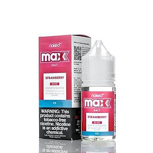 E-Liquido NKD Max Strawberry Ice (Nic Salt) - Naked 100
