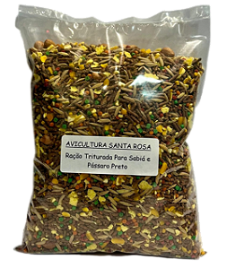 Ração Triturada Para Sabiá E Pássaro Preto