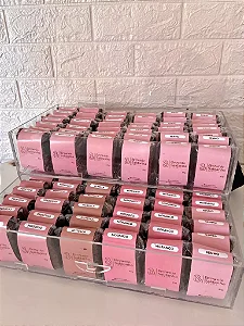 Expositor Acrílico Para Brownies, Pão De Mel, Palha Italiana, Trufas