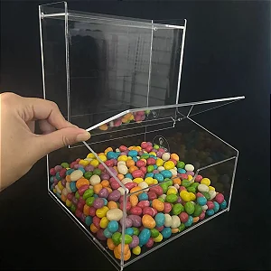 Pote Acrílico P/ Guloseimas Açaí, Sorvete 25cm