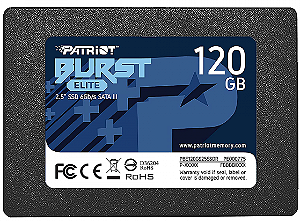 SSD Patriot Burst Elite 120GB Sata 3 Leitura 450MB/s e Gravação 320MB/s PBE120GS25SSDR