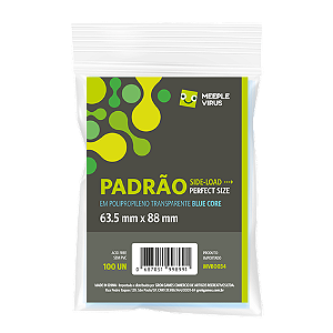 Sleeves Padrão Side-Load Perfect Size 63,5 x 88 mm (Blue Core)