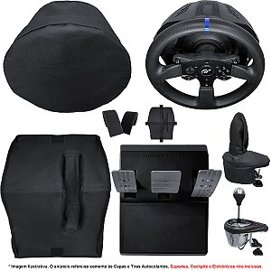 Capa Protetora para Volante Logitech Thrustmaster Fanatec Moza Racing  Simulador Gamer até 28cm de Diâmetro - Qualidade e Proteção em Capas