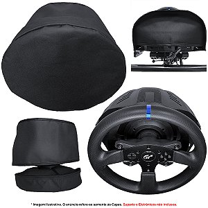 Kit Capas Protetoras para Volante, Base e Pedais G25 G27 G29 G920 G923  Simulador Gamer Logitech - Qualidade e Proteção em Capas