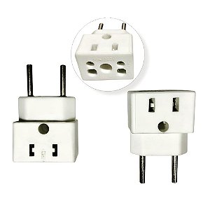 Adaptador Bob Porcelana 10A/20A - 100 Unidades