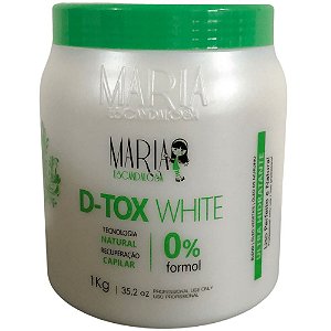 MARIA ESCANDALOSA BOTOX DTOX WHITE SEM FORMOL - 1kg