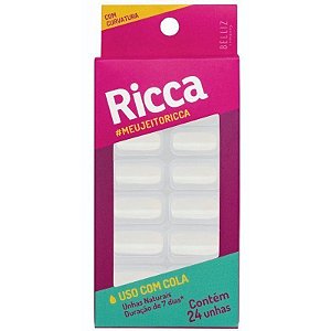 RICCA UNHAS NATURAIS COM CURVATURA