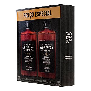 QBS KIT 2 SHAMPOOS WHISKEY 440ML Old School Whiskey