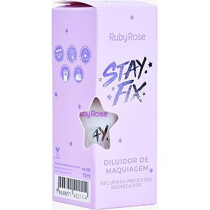 RUBY ROSE STAY FIX DILUIDOR DE MAQUIAGEM HB 581