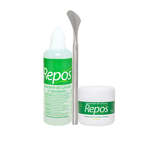 Kit Spa Pés Amaciante de Cutículas + Creme removedor Repos