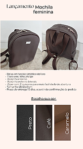 Mochila feminina