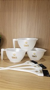 Kit de apoio personalizado 1 cumbuca+ 1 pincel