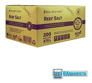 Reef Salt Aquaforest Caixa 25kg Sal Para Aquário Marinho