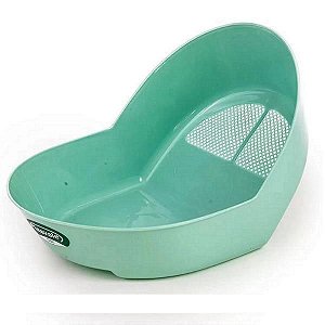 Escorredor Lavador de Arroz e Legumes Plasvale Fendi / Verde
