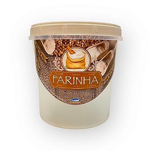 Pote Porta Farinha 1,8 Litros Transparente Plasutil