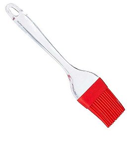 Pincel De Silicone para Untar Vermelho Mimo Style
