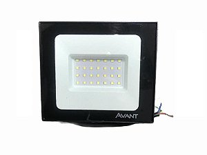 Refletor Led Slim 30w Luz Branca Bivolt Avant