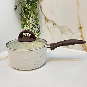 Panela Cerâmica Indução com Tampa 1,2L Vanilla Brinox