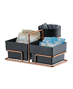 Organizador Porta Sache Future Preto / Branco 4pçs