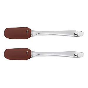 Kit Conjunto Utensílios Silicone Espátula Brinox 2Pçs