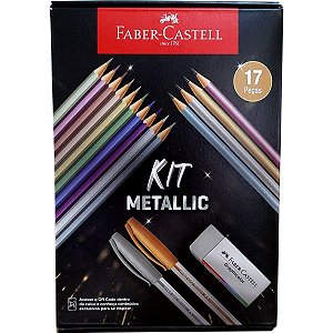 Kit Faber Castell Metallic 17 Itens